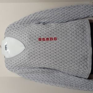 IRELANDSEYE Light Blue Knitted V- Neck Sweater. Size XL